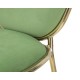 Złote Krzesła Glam Emily Zielone 2szt. Mauro Ferretti