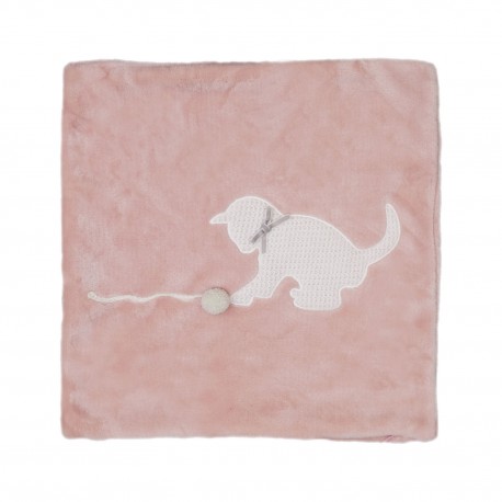 Poszewka z Kotem Różowa