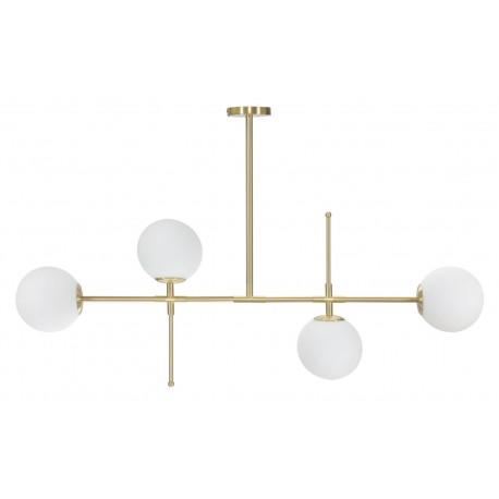 Złota Lampa Szklane Kule Glamy B Mauro Ferretti