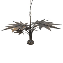 Lampa Sufitowa z Metalowymi Liśćmi Clayre & Eef