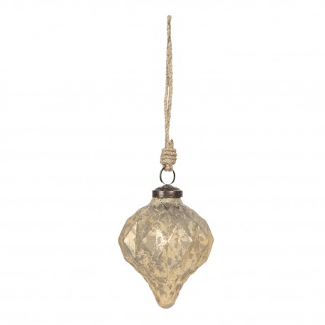 Szklana Bombka Złota Na Sznurku B Clayre & Eef