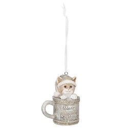 Zawieszka Świąteczna Kotki A Clayre & Eef