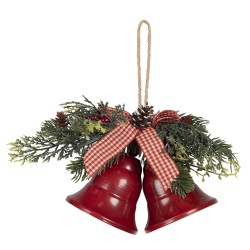 Dzwonki Świąteczne z Gałązkami Do Zawieszenia B Clayre & Eef