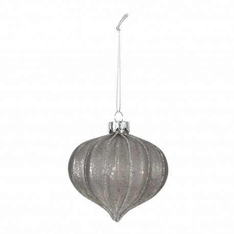 Zestaw Bombek Szklanych z Brokatem 4szt. B Clayre & Eef