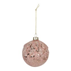 Różowe Bombki Szklane 4szt. C Clayre & Eef
