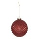 Czerwone Bombki Szklane 4szt. B Clayre & Eef