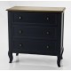 Granatowa Komoda w Stylu Prowansalskim Salini A