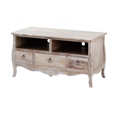 Komoda Prowansalska Pod Telewizor Bielona Merano