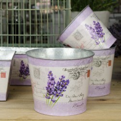 Metalowe Osłonki z Lawendą A