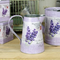 Metalowy Dzban z Lawendą 2