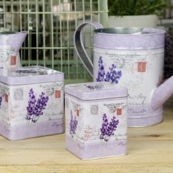 Metalowe Pojemniki z Lawendą C