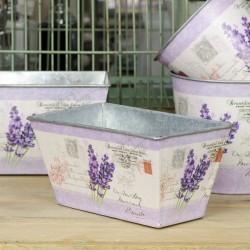 Metalowe Osłonki z Lawendą Prostokątne B