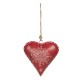 Zawieszka Serce Metalowe Czerwone A