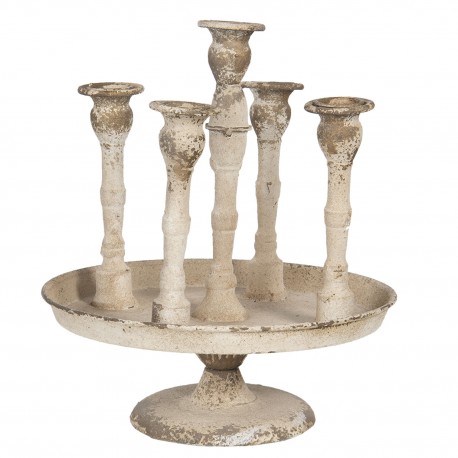 Świecznik w Stylu Prowansalskim Wysoki