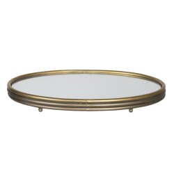 Metalowa Taca z Lustrem