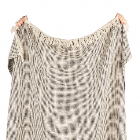 Bawełniany Pled z Frędzlami A