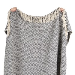 Bawełniany Pled z Frędzlami E Clayre & Eef