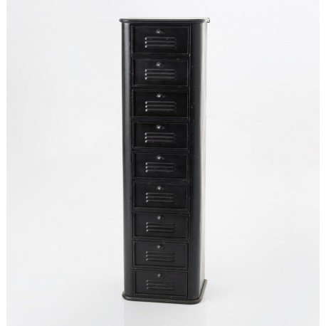 Metalowa Szafka w Stylu Industrialnym Wysoka