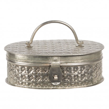 Metalowy Pojemnik Owalny B