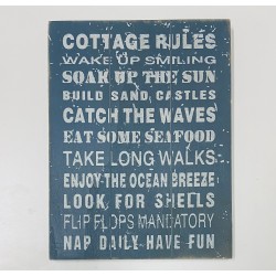 Niebieskie Obrazki z Napisami