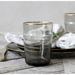 Szklanki Ze Złotą Krawędzią Chic Antique B