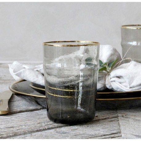 Szklanki Ze Złotą Krawędzią Chic Antique B