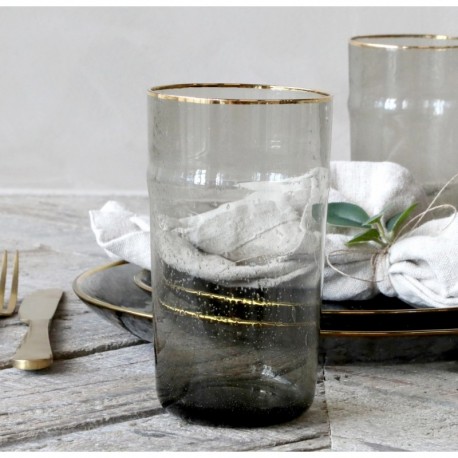 Szklanki Ze Złotą Krawędzią Chic Antique B