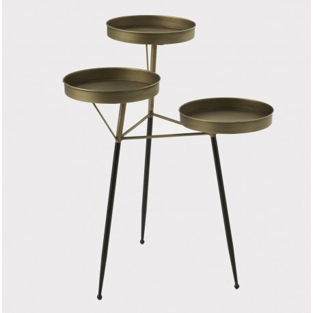 Metalowy Kwietnik Potrójny