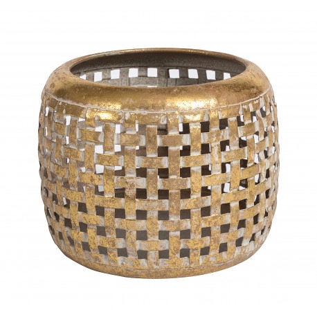 Lampion Belldeco Gold Line Liście