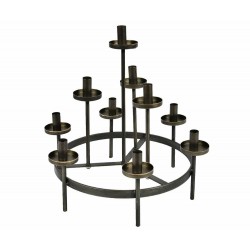 Lampion Belldeco Gold Line Liście