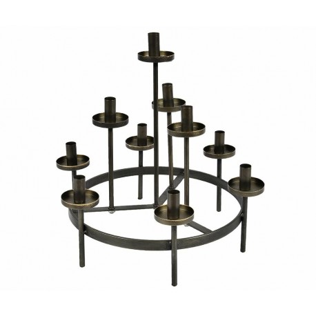 Lampion Belldeco Gold Line Liście