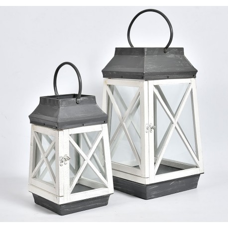 Lampion Beldleco z przeszklonymi bokami - piękny w domu, oryginalny na balkonie - znajdziesz go w kolekcji Marine w dwóch rozmiarach!