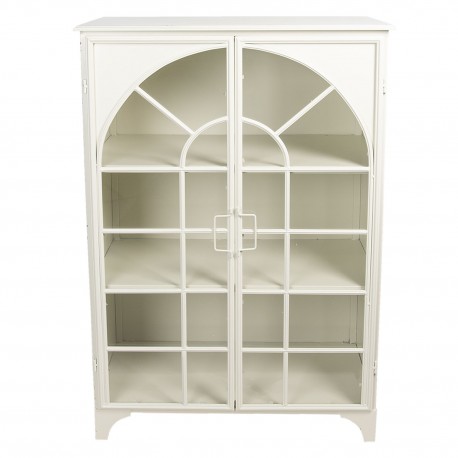 Metalowa Komoda w Stylu Industrialnym Przeszklona A