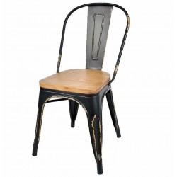 Krzesło Belldeco Metalowe Czarne