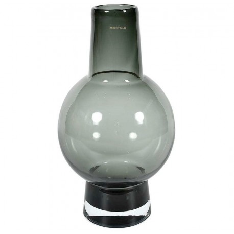 Szklany Wazon Belldeco Popiel 6A