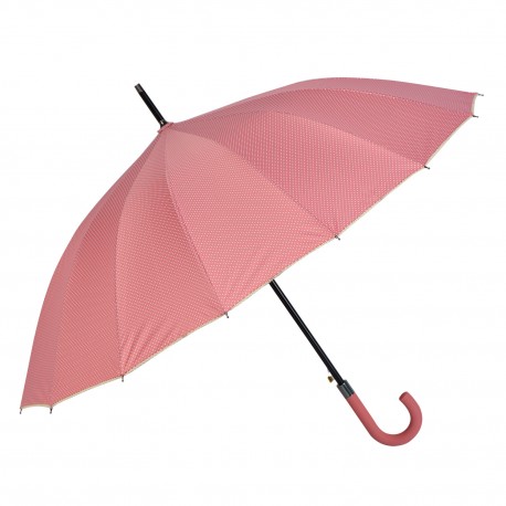 Parasolka w Kropki Granatowa z Obwódką