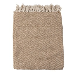 Bawełniany Pled z Frędzlami H Clayre & Eef