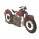 Metalowy Motocykl Na Ścianę Chopper