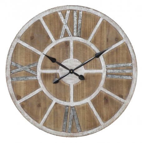 Duży Zegar Drewniany