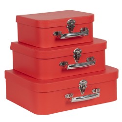 Pudełka w Kształcie Walizek Białe