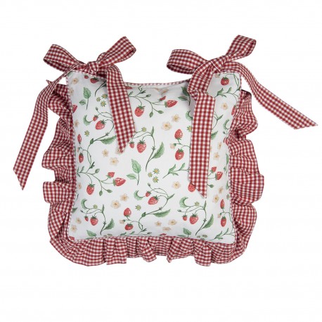 Poszewka Na Poduszkę Na Krzesło w Poziomki