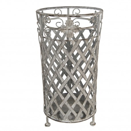 Stojak Na Parasole Metalowy Szary