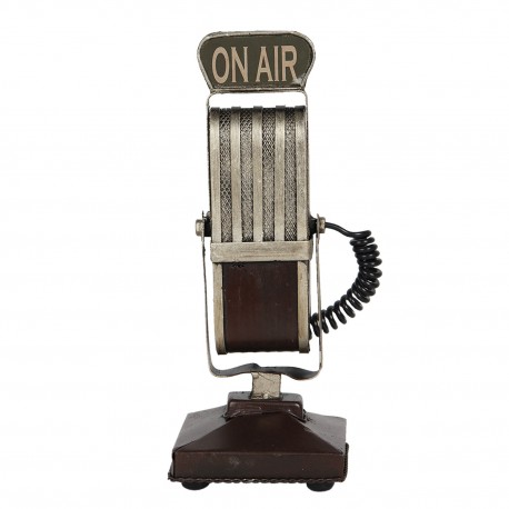 Dekoracja Vintage Mikrofon