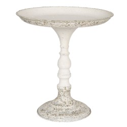 Metalowa Patera Na Nóżce w Stylu Prowansalskim A