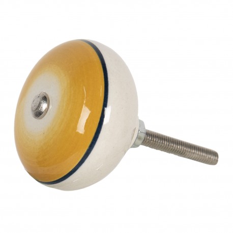 Gałka Meblowa Żółta