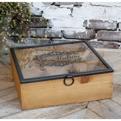 Drewniane Pudełko z Przegródkami B