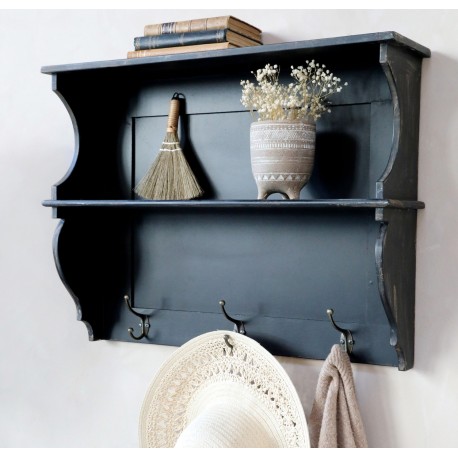 Szafka Ścienna Chic Antique Przeszklona z Dekorem