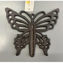 Żeliwna Zawieszka/Podstawka Pod Garnek Motyl