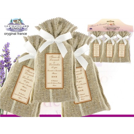 Suszona Lawenda w Lnianych Woreczkach