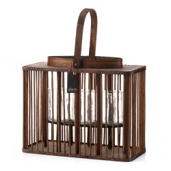 Lampion Latarnia Drewniany Aluro Catalana XL